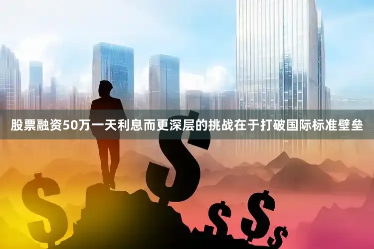 股票融资50万一天利息而更深层的挑战在于打破国际标准壁垒