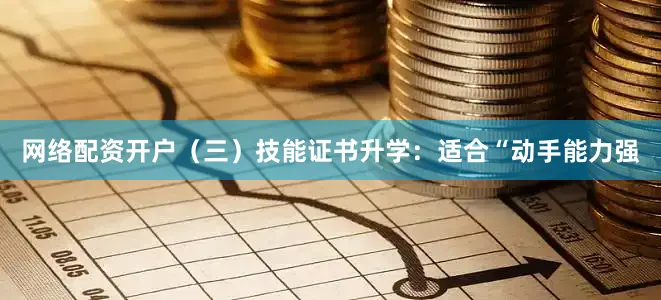 网络配资开户（三）技能证书升学：适合“动手能力强